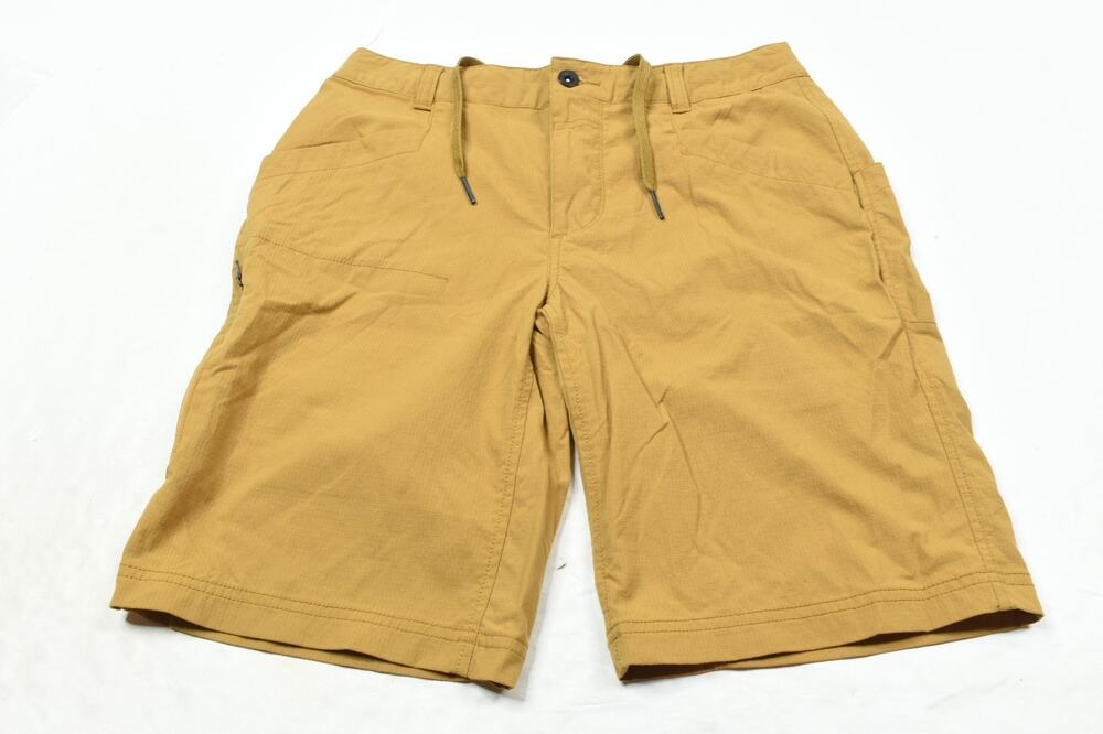 Marmot Hiking Shorts Mens 30 Beige RipStop Nylon Stretch Drawstring Lightweight